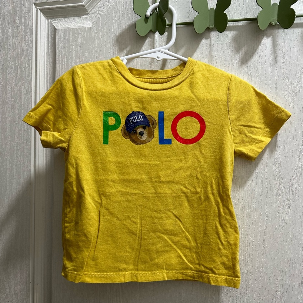 Toddler t-shirt, Size 24m, Yellow-Blue-Red-Green.